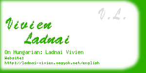 vivien ladnai business card